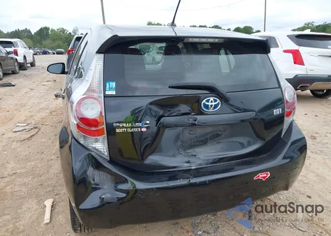 2012 Toyota Prius C One from USA, damaged, VIN JTDKDTB3XC1008014